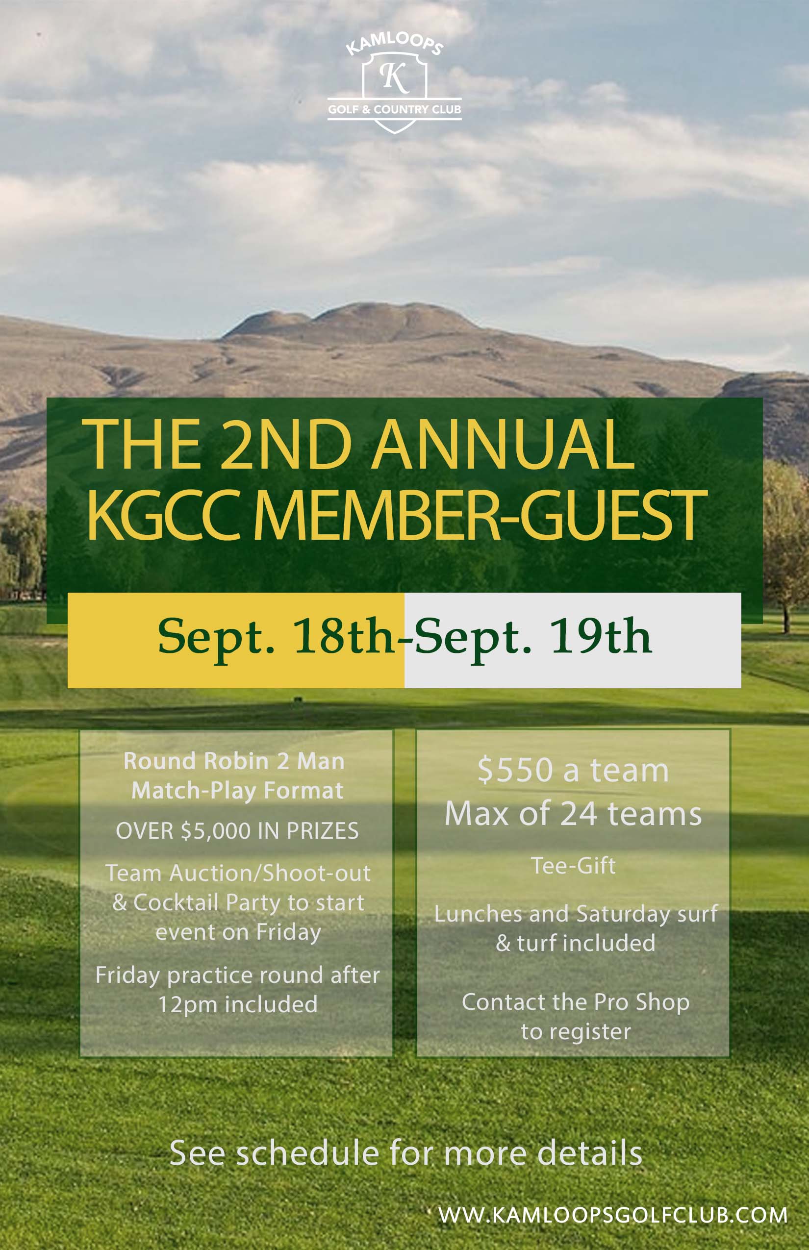 MemberGuest Kamloops Golf & Country Club
