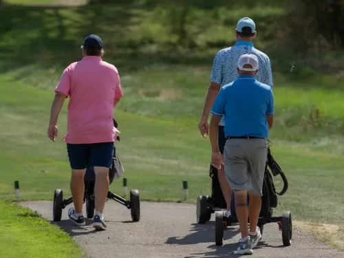 Golf Bag & Push Cart<br>Storage